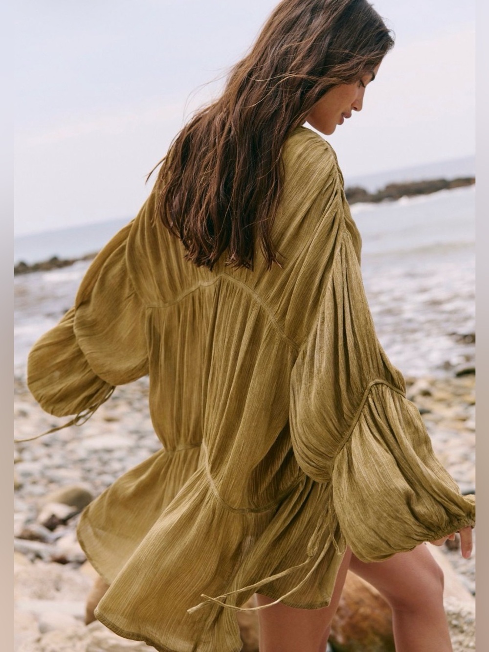 Free People Juliet Duster Tobacco